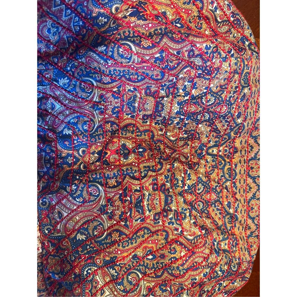 Haute hippie boho peasant fairy whimsical flutter sleeve paisley maxi dress 6 - Picture 9 of 10